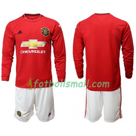 Manchester United Fotbollströjor Barn Hemma tröja 2019/20 Långärmad